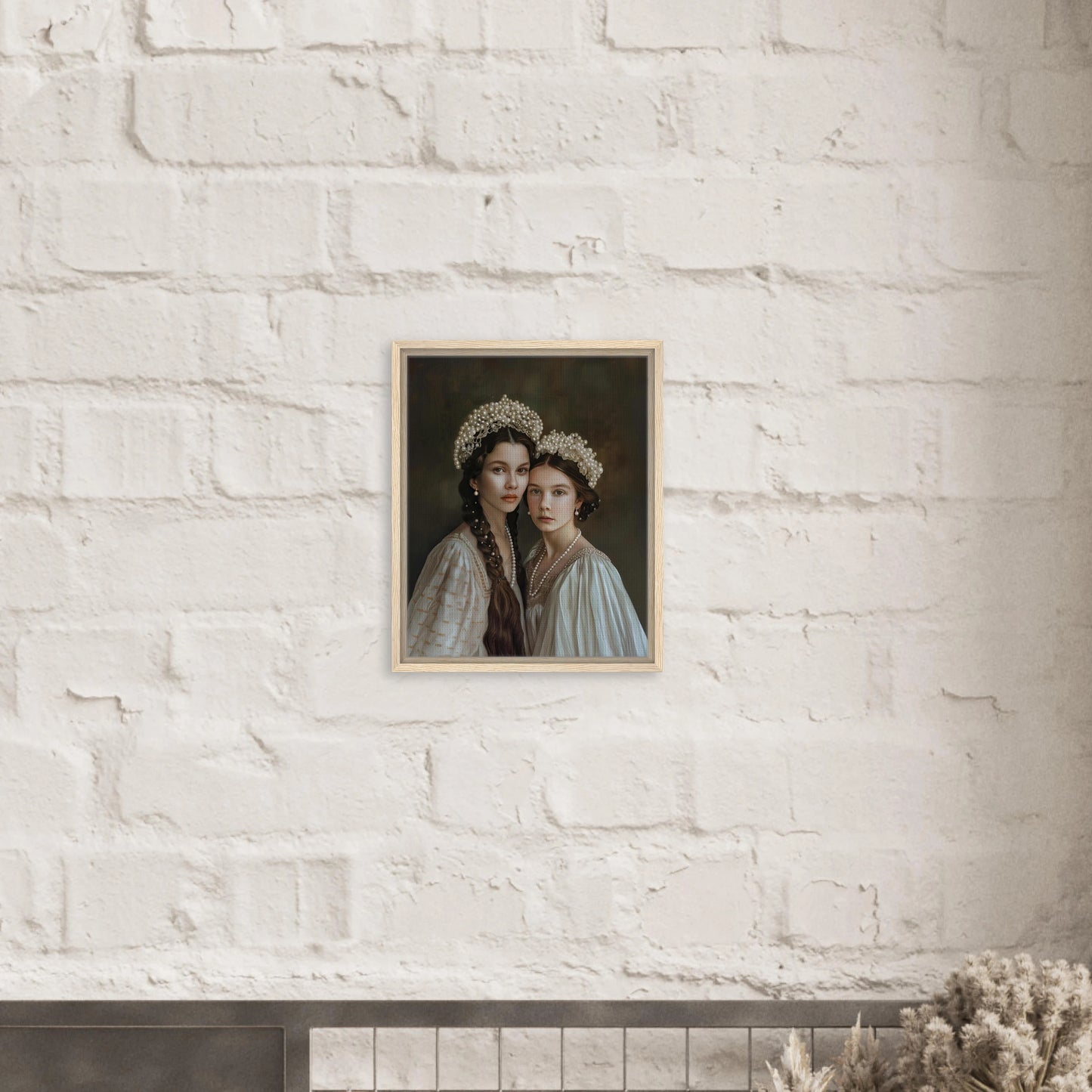 Portrait personnalisable - Amandine & fille