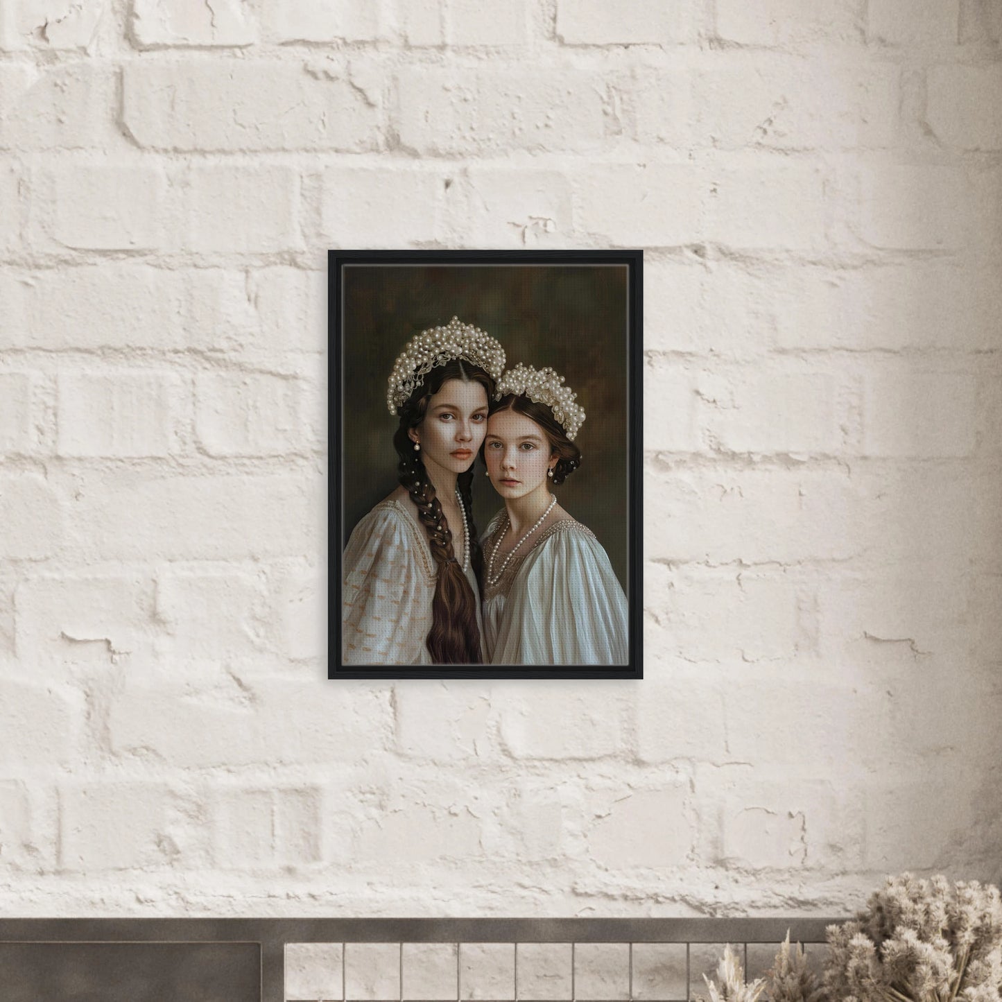 Portrait personnalisable - Amandine & fille