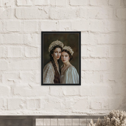 Portrait personnalisable - Amandine & fille