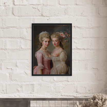 Portrait personnalisable - Diane & Apolline