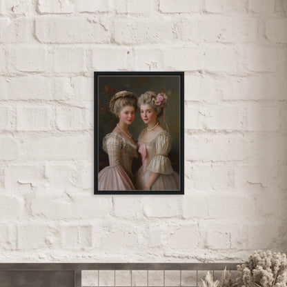 Portrait personnalisable - Victoria & Cecilia