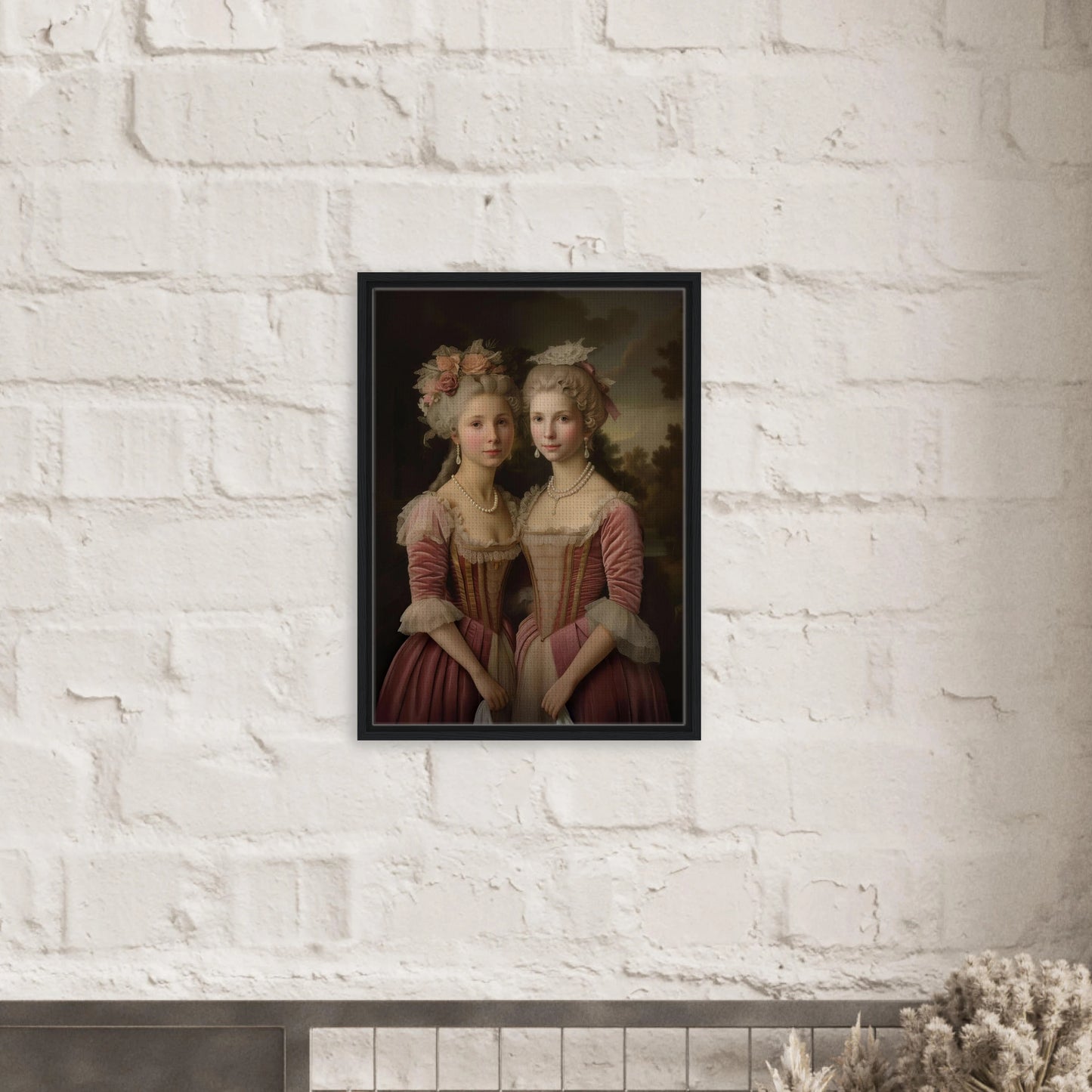 Portrait personnalisable - Agnès & Mathilda