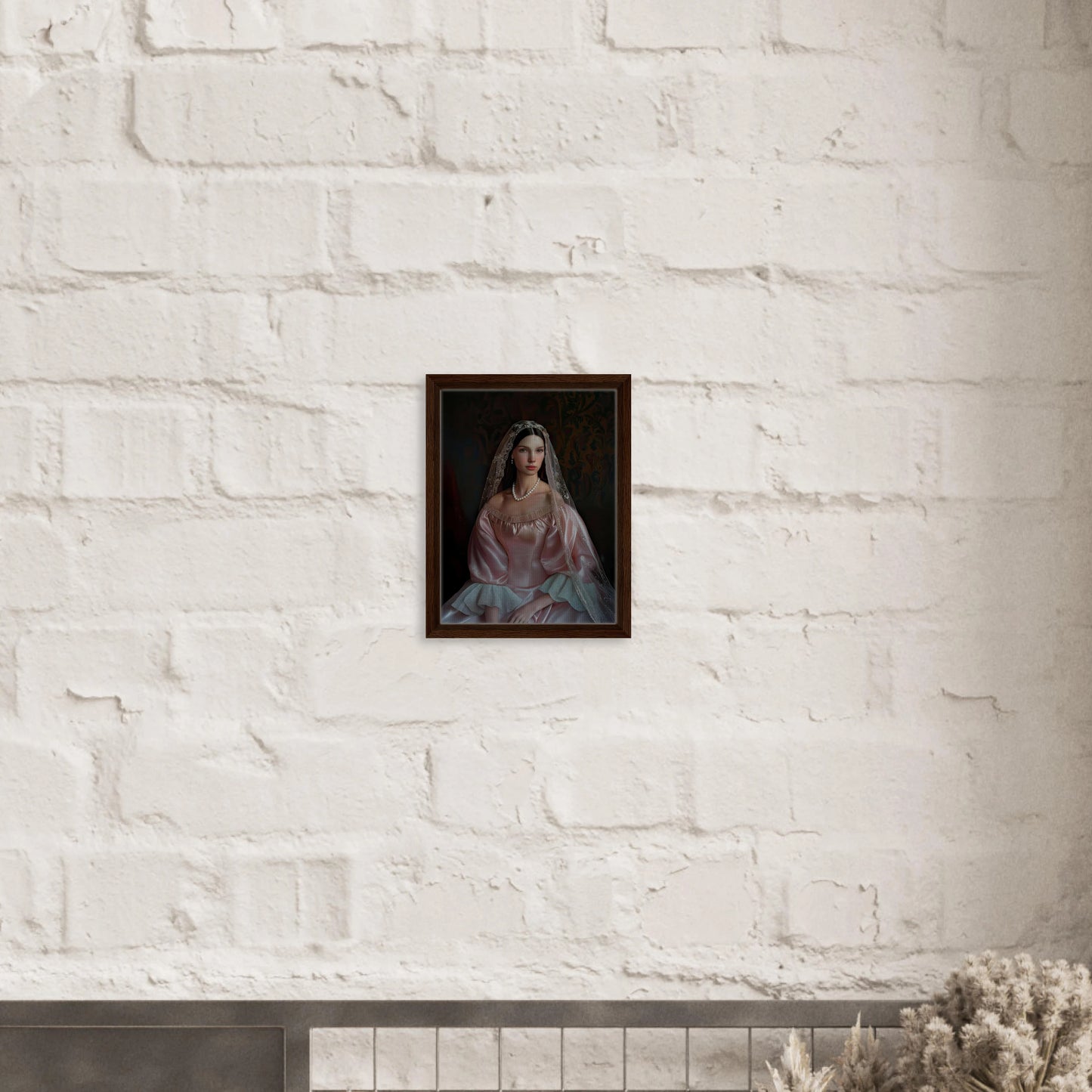 Portrait personnalisable - Rose
