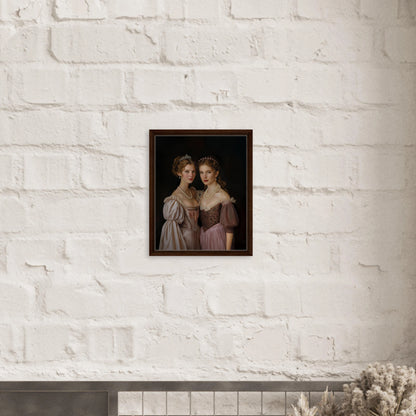 Portrait personnalisable - Aliénor & Athénaïs