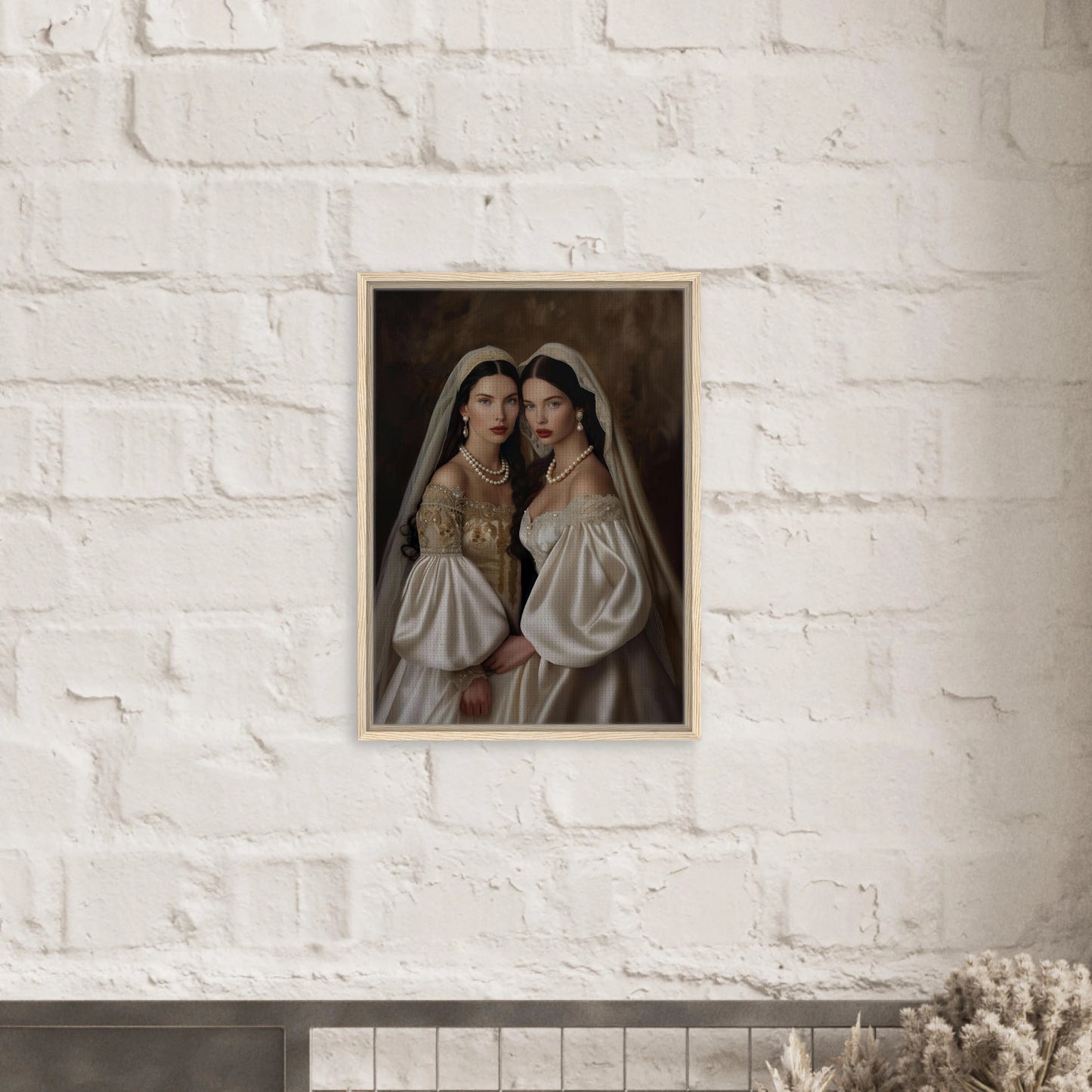 Portrait personnalisable - Soeurs voilées