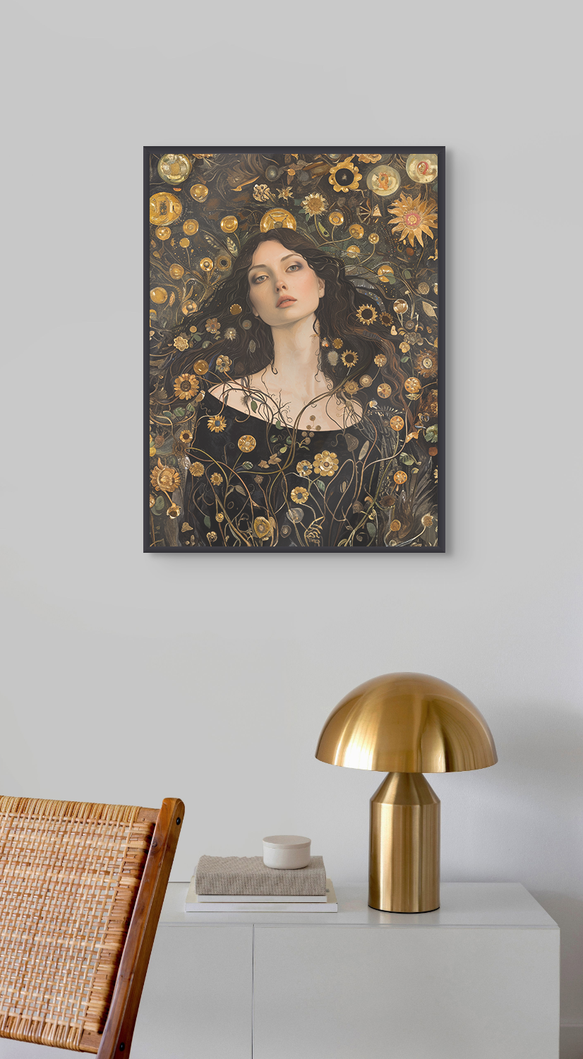 Portrait personnalisable - Daria Klimt Style