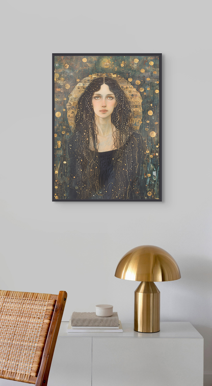 Portrait personnalisable - Elisa Klimt Style