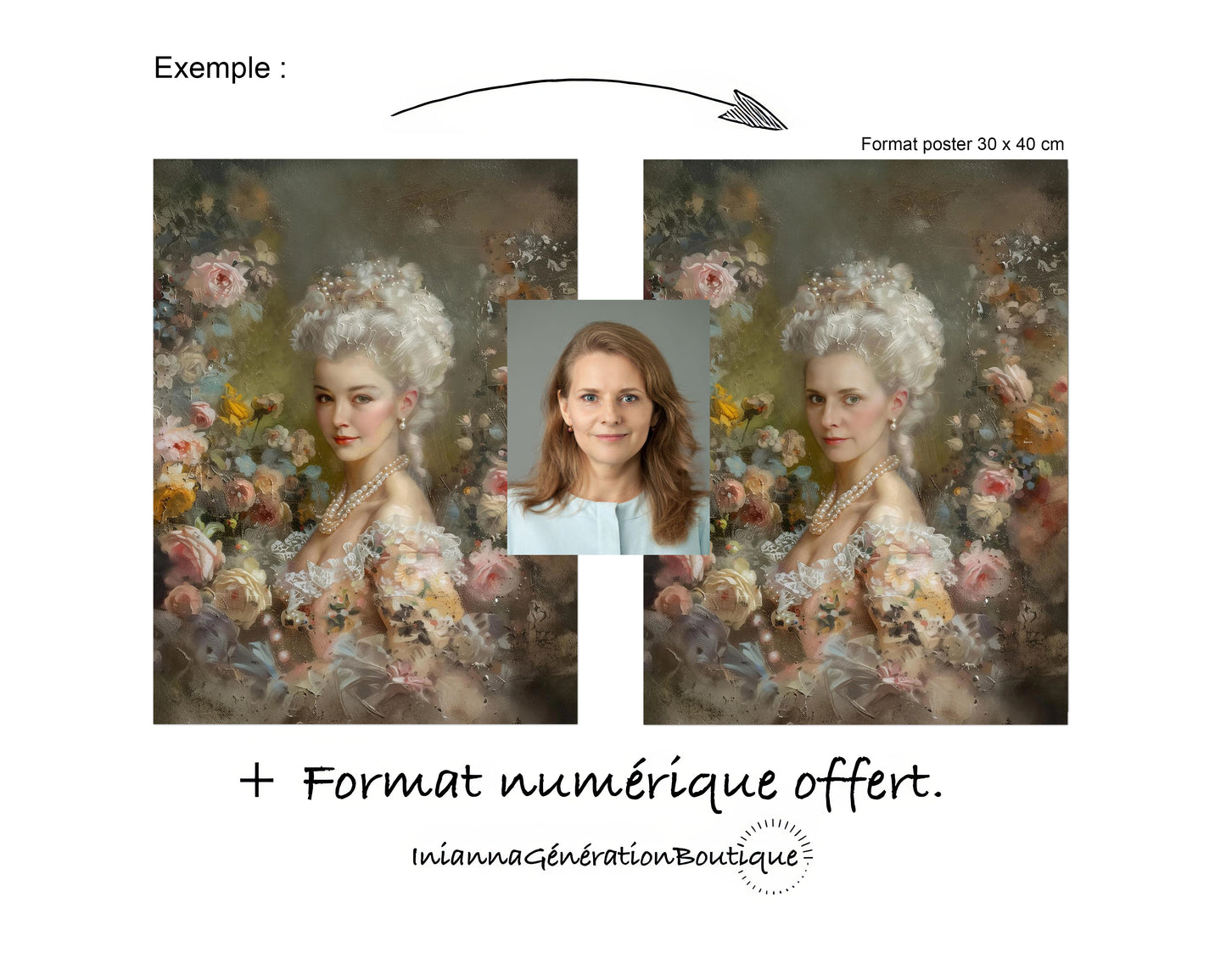Poster personnalisable - Céline