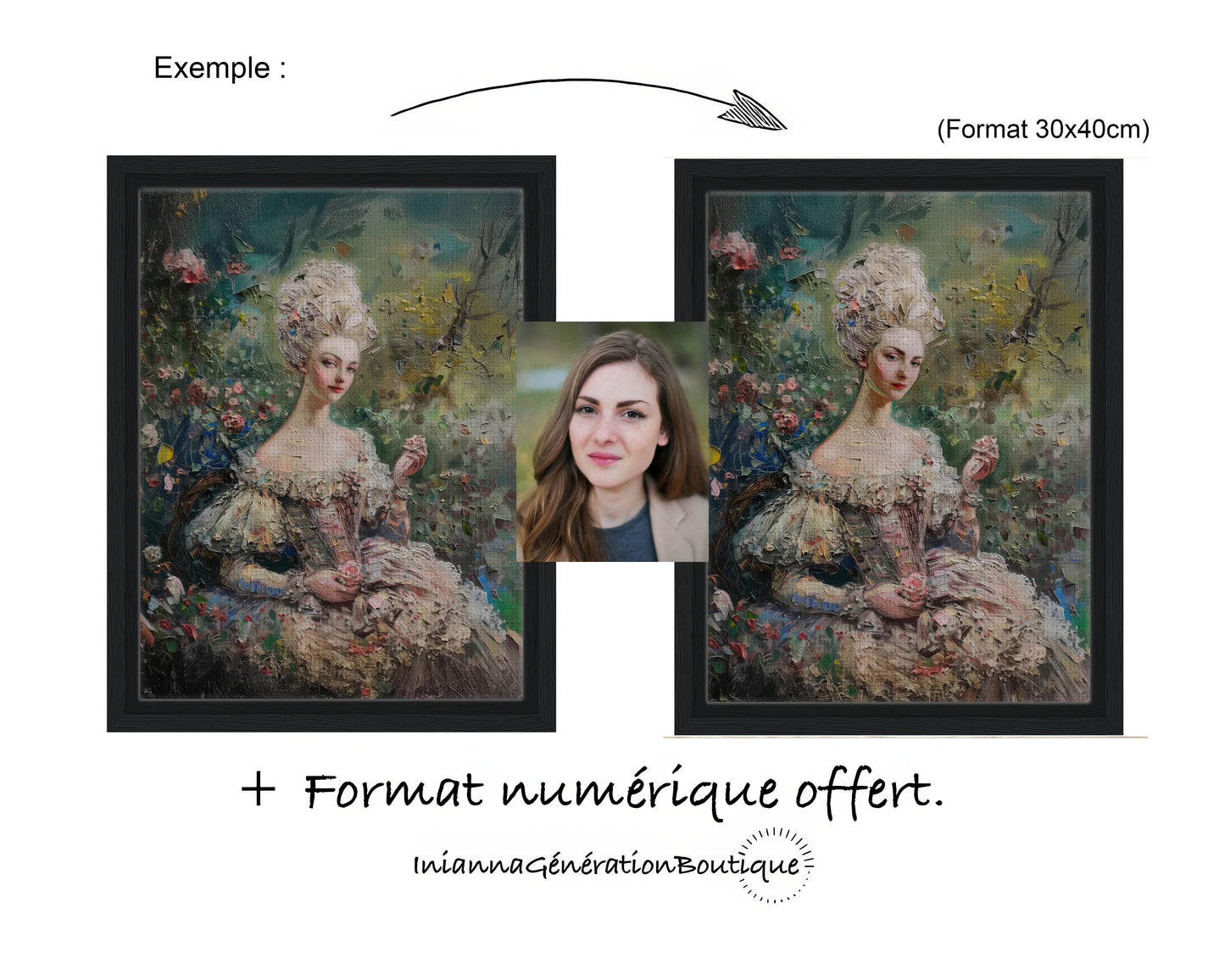 Canvas personnalisable - Adeline