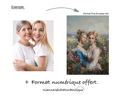 Poster personnalisable - Pauline & Laure