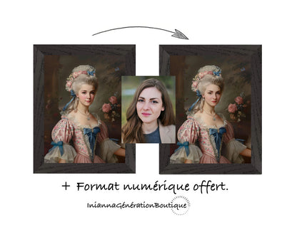 Portrait personnalisable - Hélène