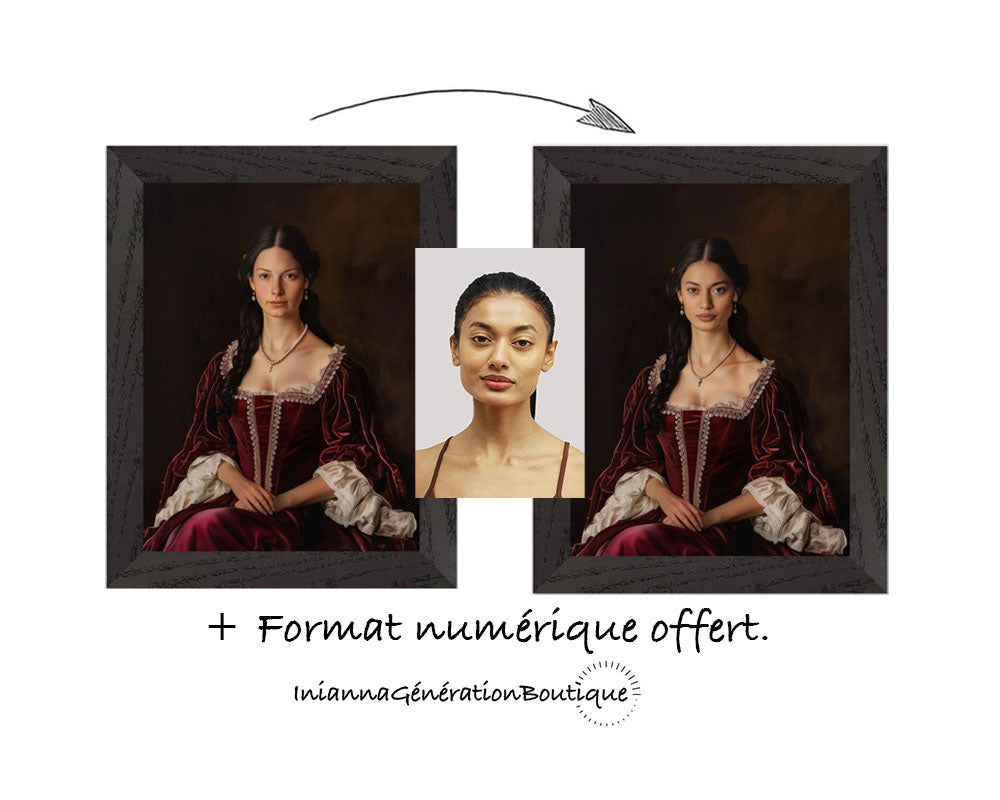 Cadre personnalisable - Isabelle