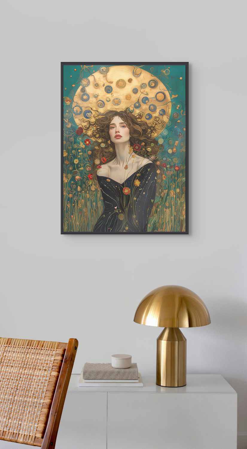 Portrait personnalisable - Keyla Klimt Style