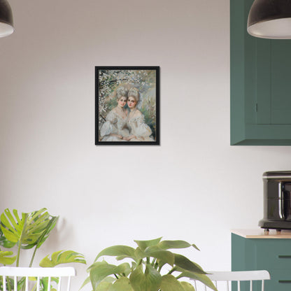Canvas personnalisable - Blanche & Adèle