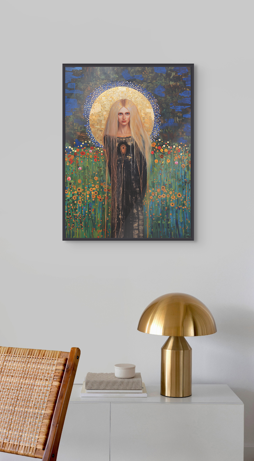 Portrait personnalisable - Lina Klimt Style