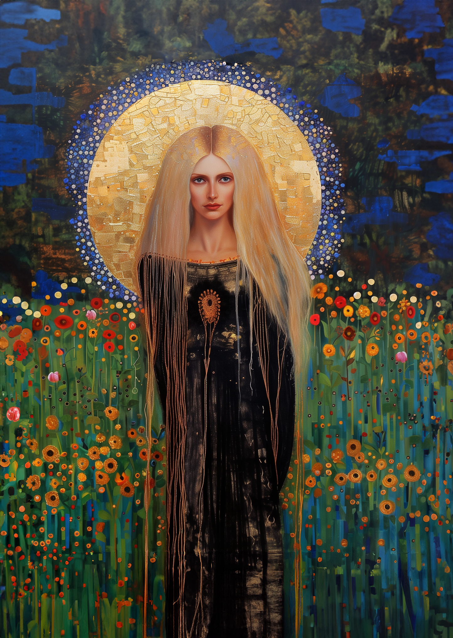 Portrait personnalisable - Lina Klimt Style