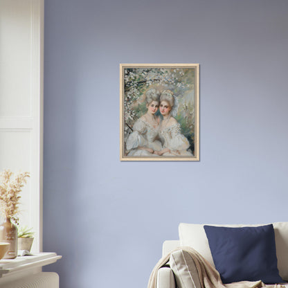 Canvas personnalisable - Blanche & Adèle