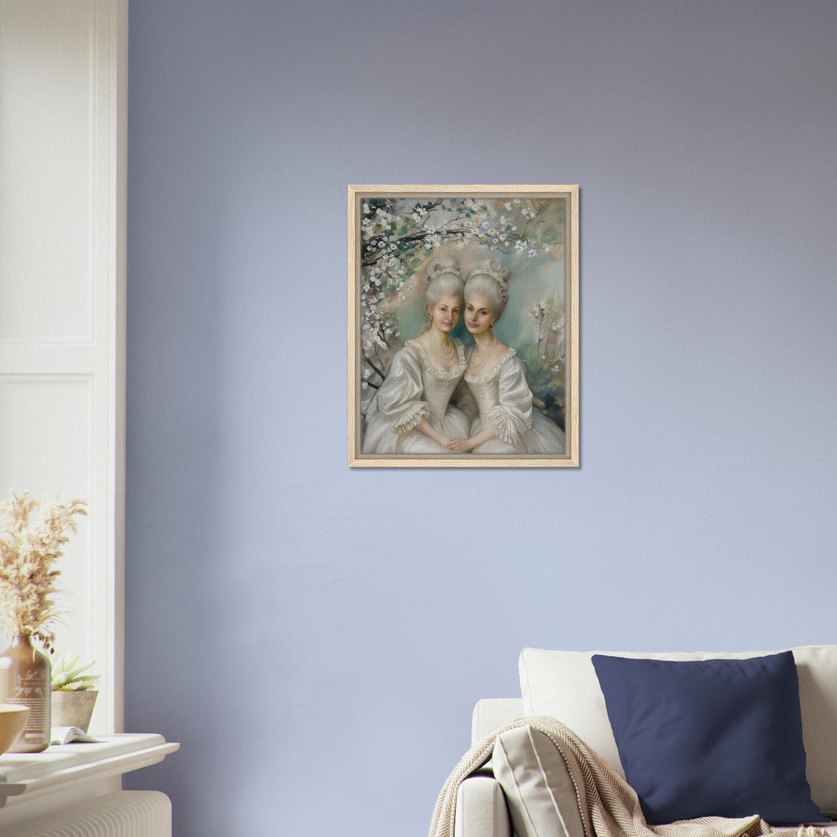 Canvas personnalisable - Blanche & Adèle