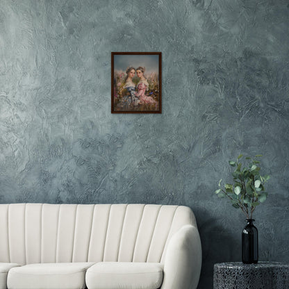 Canvas personnalisable - Marguerite & Victoire