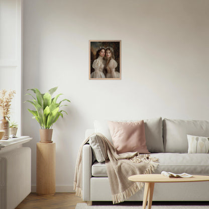Portrait personnalisable - Anastasia & Lucrezia