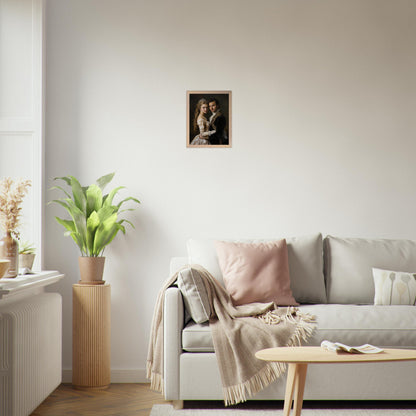 Cadre personnalisable - Léa & Henri