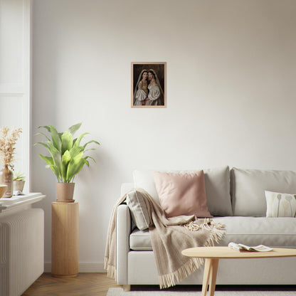 Cadre personnalisable - Soeurs voilées