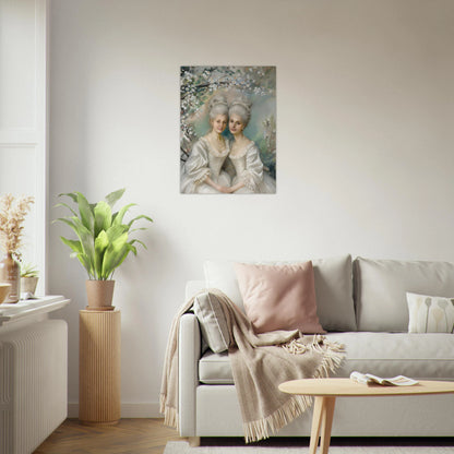 Poster personnalisable - Blanche & Adèle