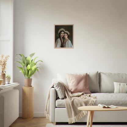 Portrait personnalisable - Amandine & fille