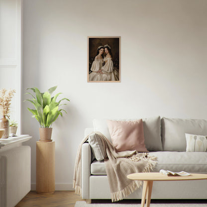 Portrait personnalisable -  Louise & Albane