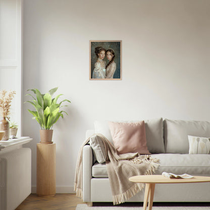 Portrait personnalisable - Mathilde & Fille