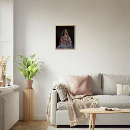 Portrait personnalisable - Rose