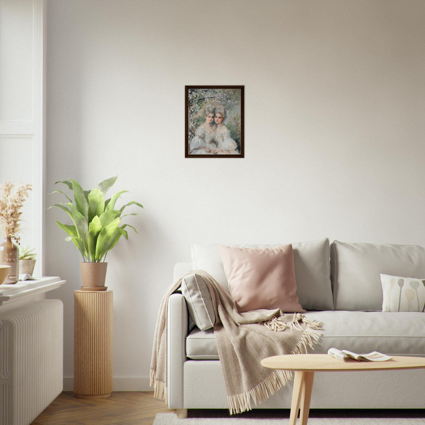 Canvas personnalisable - Blanche & Adèle