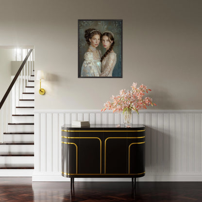 Portrait personnalisable - Mathilde & Fille