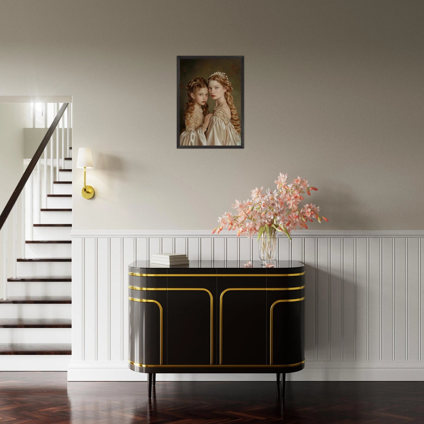 Portrait personnalisable - Catherine&Fille