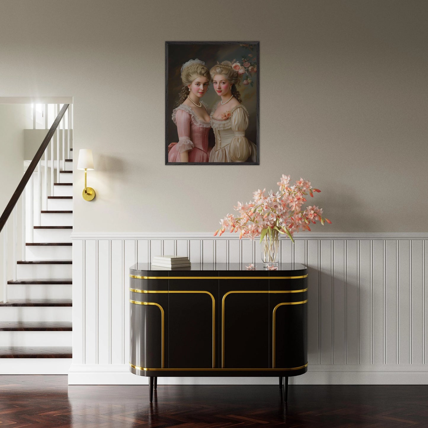 Portrait personnalisable - Diane & Apolline