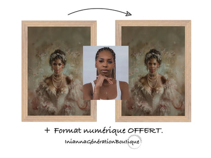 Portrait personnalisable - Amélie