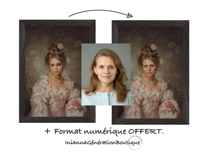 Portrait personnalisable - Marguerite