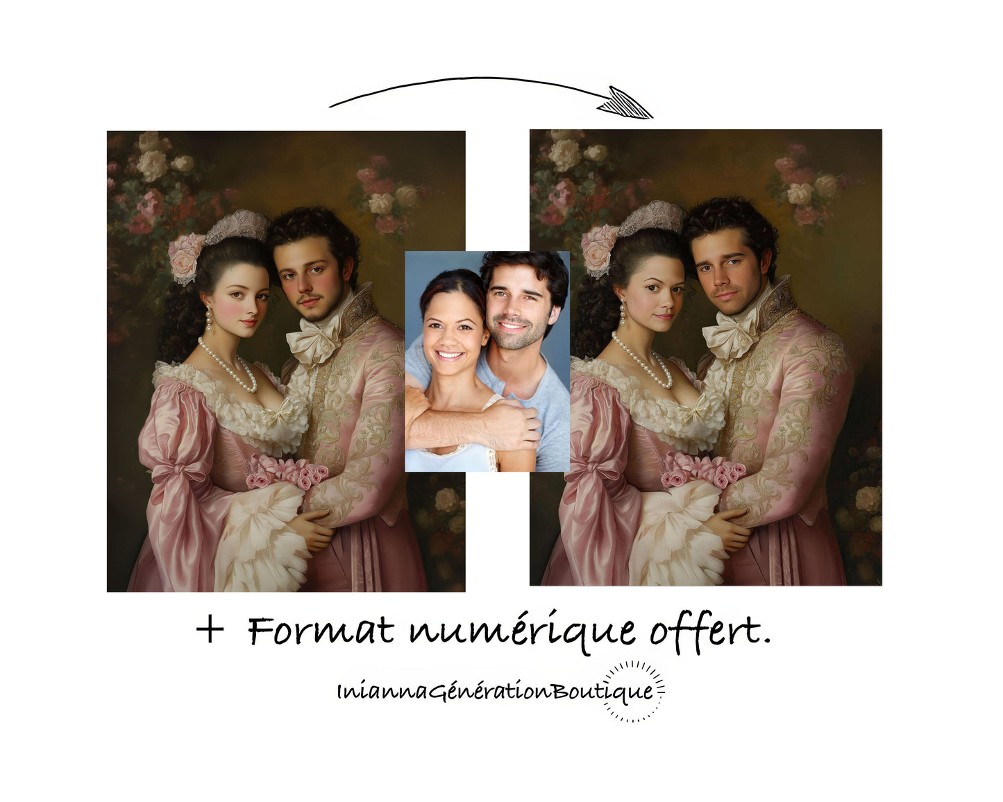 Poster personnalisable - Louis & Clara