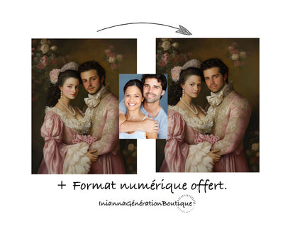 Poster personnalisable - Louis & Clara