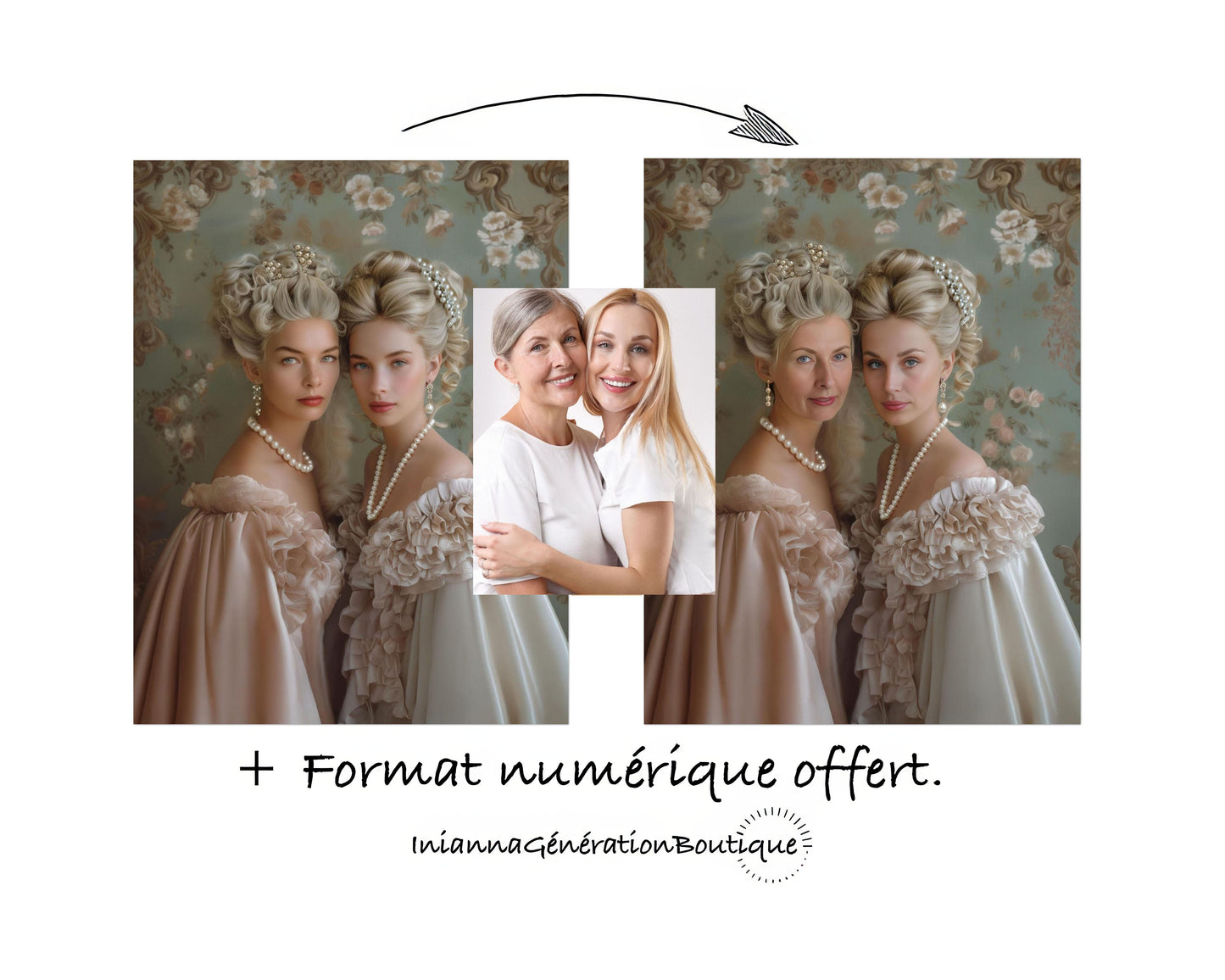 Poster personnalisable - Anastasia & Lucrezia
