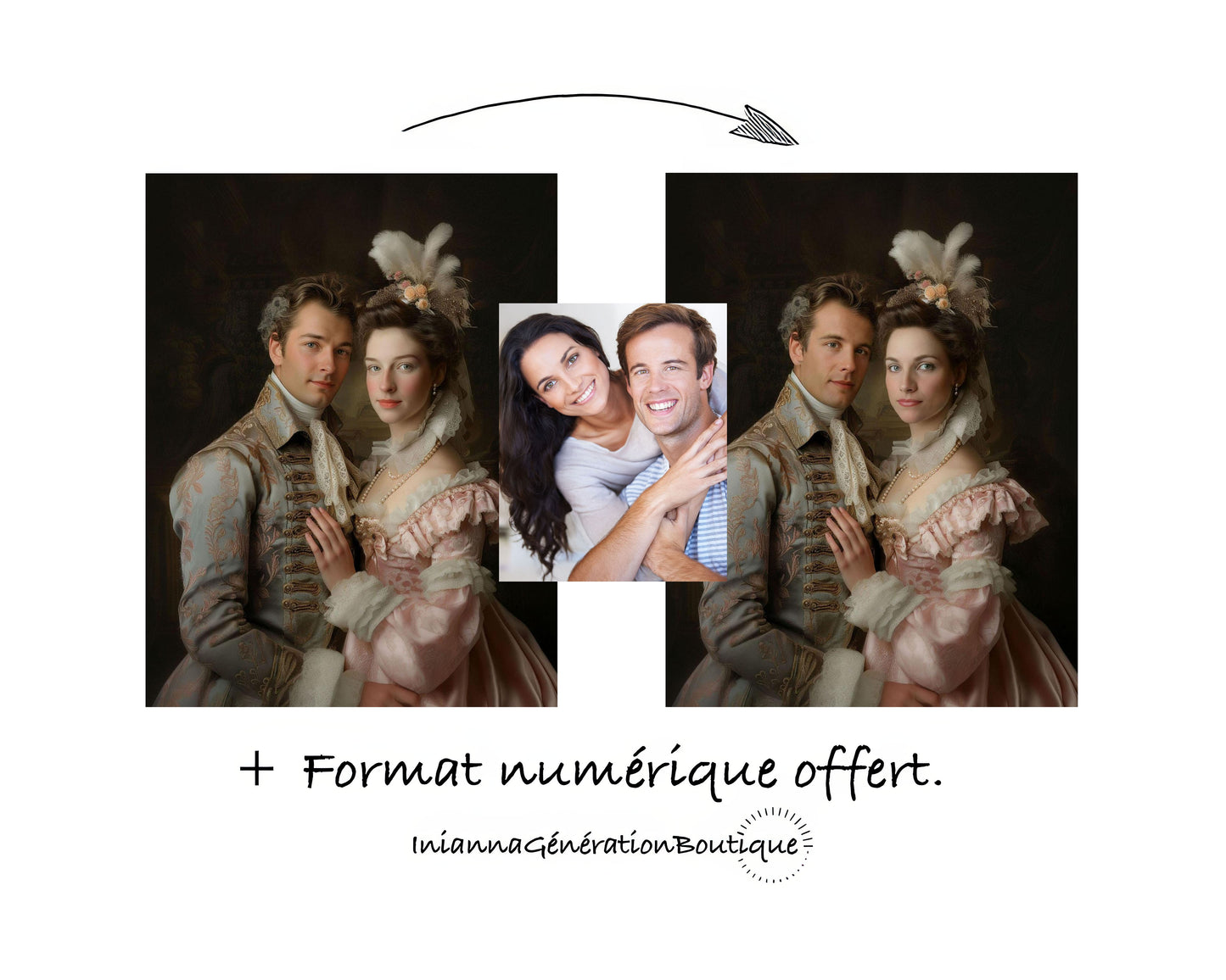 Poster personnalisable - Amélie & Maxence
