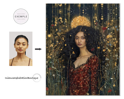 Canvas personnalisable - Élisa