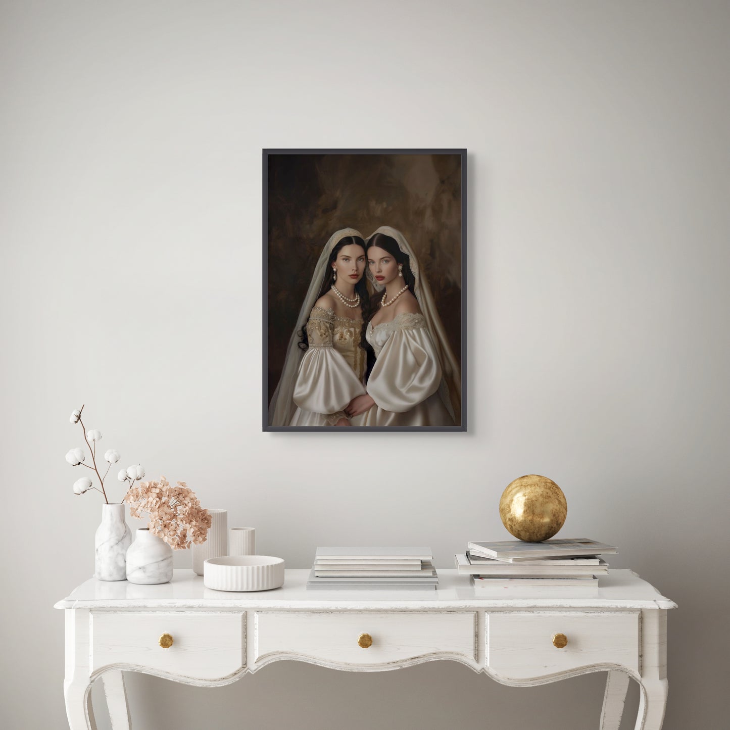 Portrait personnalisable - Les Soeurs Voilés style classique