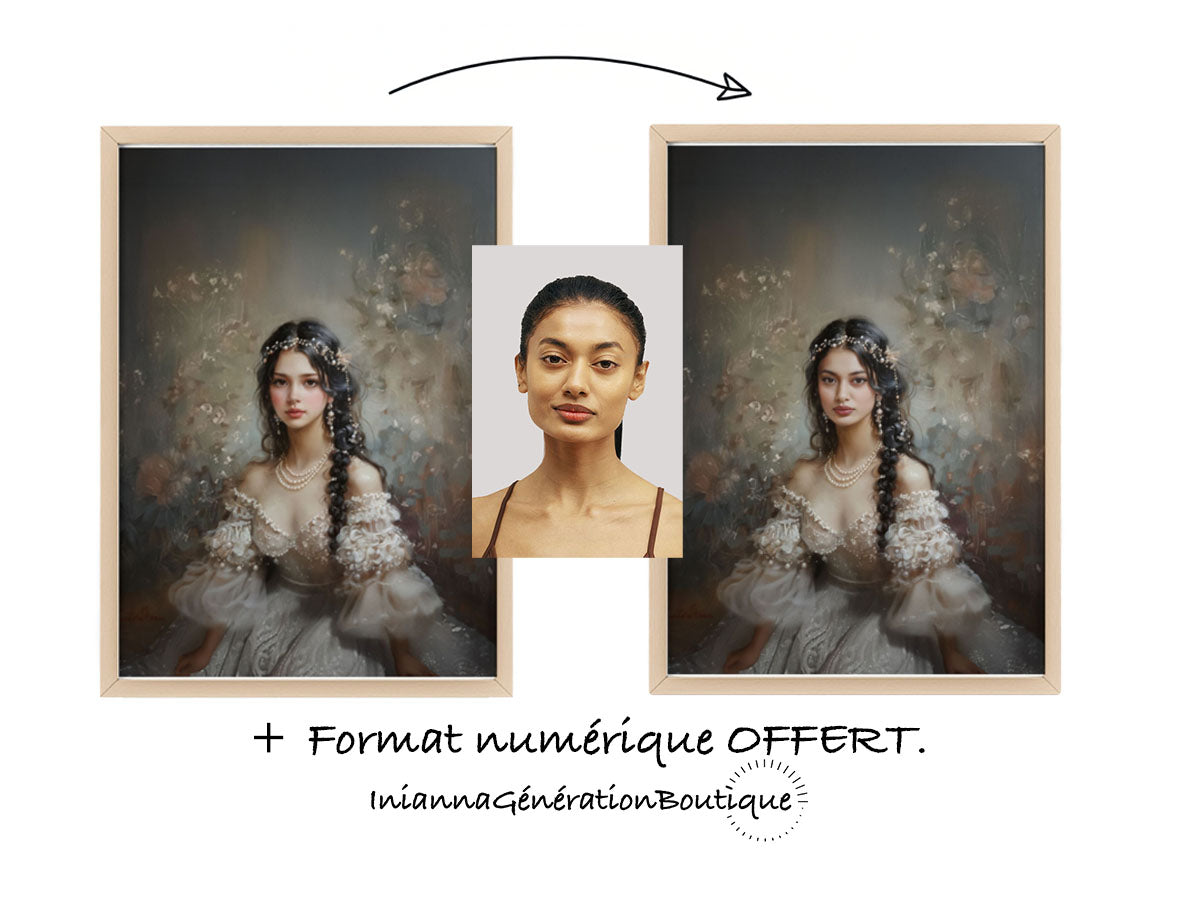 Portrait personnalisable - Sofia